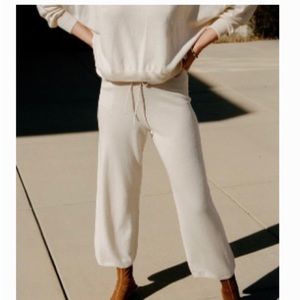 James street Light high waisted pant and Light Vee sweater set